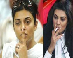 Sushmita Sen smoking